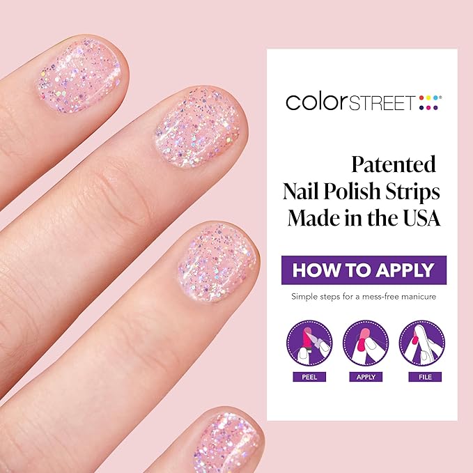 Color Street Shimmer Down Nail Strips