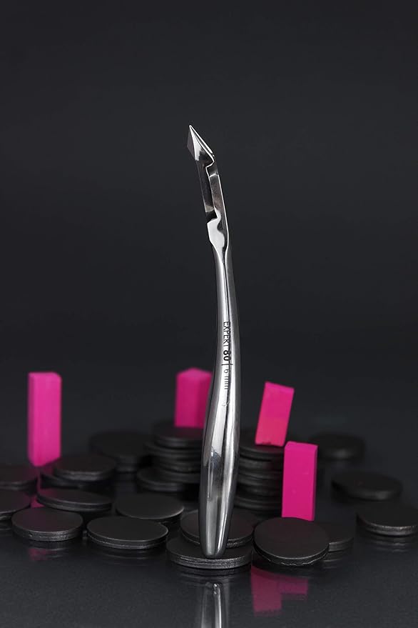 STALEKS PRO Expert 80 6mm Professional Cuticle Nippers – Stainless Steel Skin Nippers for Manicure