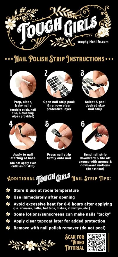 | 20 Exquisite Gel Nail Polish Strips w/Application Accessories - No UV/LED Lamp Required (Clear Gloss w/Pink Iridescence)