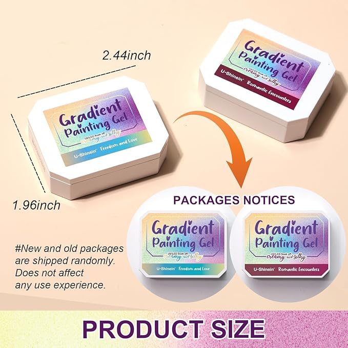 Gradient Painting Gel, 4 Bright Colors Ombre Gel Nail Polish Spring Summer Light Blue Green Sponging for Pigment Pat Aura Nails French Manicure Soak Off UV DIY Nail Art Ice Cream Dream Set