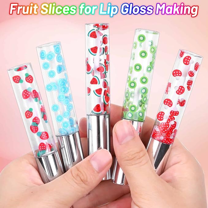 16000 Pcs Fruit Nail Art Slices, Acejoz 20 Styles Fruit Slime Charms Fimo Slices 3D Polymer Slices for Slime, Lip Gloss Making Supplies Resin and Nail Art Decorations
