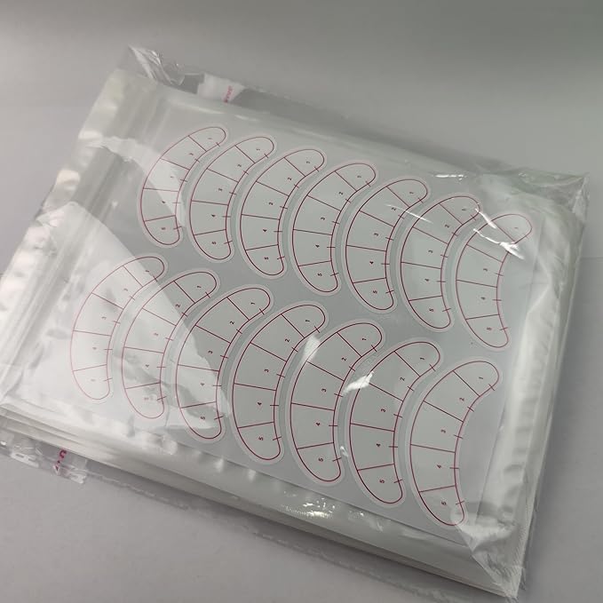 420 Pieces Lash Mapping Stickers, Lash Extensions Five-Point Positioning Stickers, Lash Extension Supplies, Eye Patch/Pads Lash Mapping Practice for Beginner/Tech Lash Artists (Simple Packaging)