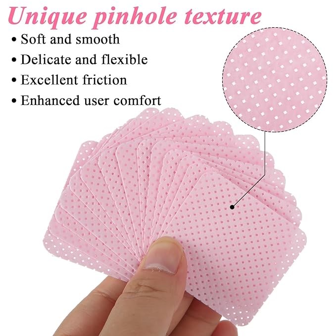 2160 Pcs Lint Free Nail Wipes with Storage Case Super Absorbent Soft Nail Wipes for Fingernail Polish Remover and Eyelash Extension Nail Care