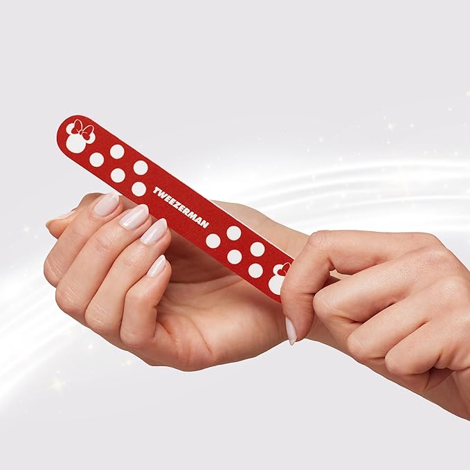 Tweezerman Disney's Mickey Mouse & Minnie Mouse Ear-esistible Nail Files (Pack of 3)