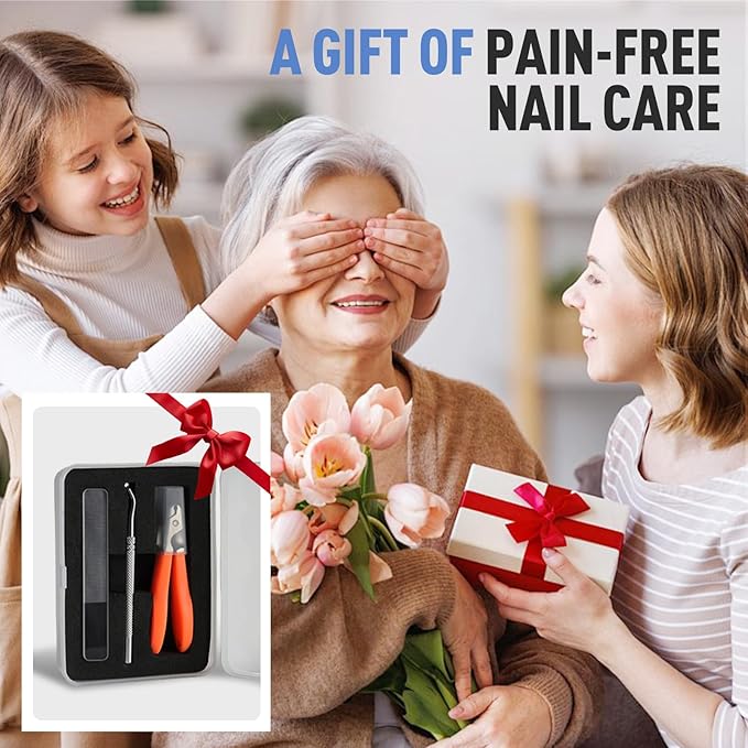 Wide Jaw Opening Anti-Splash Slanted Nail Clipper, Fingernail and Toenail Clippers Clippers for Ingrown Nails, Curved Toenail Clippers for Thick Nails, Household Slanted Nail Clippers (Orange)
