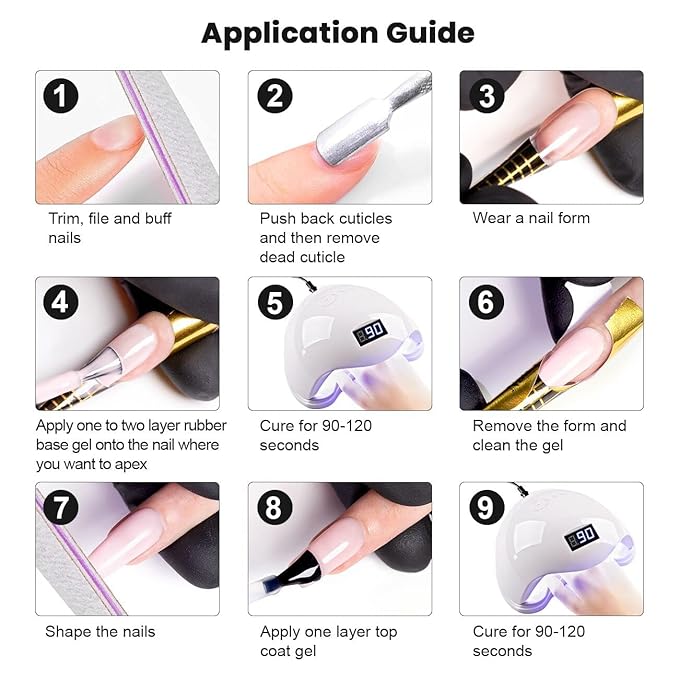 RARJSM Rubber Base Gel Light Pink Sheer Rubber Base Coat Gel Nail Polish Transparente Pink for Nails French Manicure ExtendGel Soak Off UV LED Curing Requires Single Bottle 15ml Salon Home DIY Use