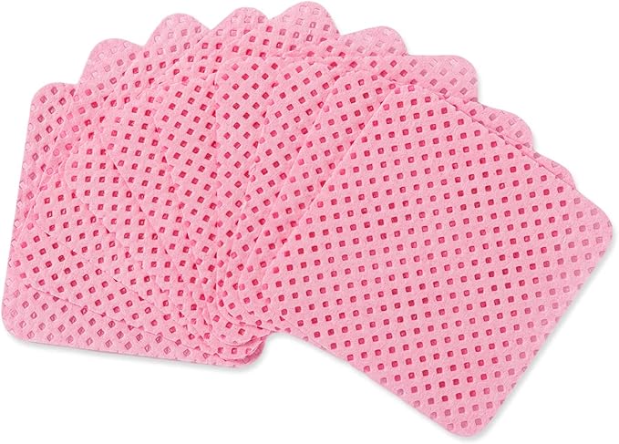 BLUERISE Lint Free Nail Wipes Pink 2500pcs Nail Polish Remover Pads Soft Absorbable Eyelash Extension Glue Cleaning Wipes