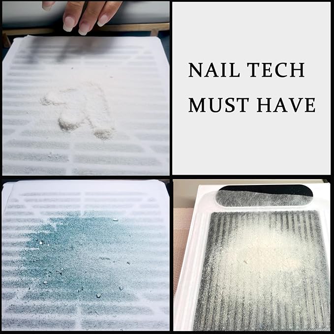 200 Sheets Nail Dust Collector Filter Paper Disposable Nail Dust Filters for Most of Nail Dust Collector Machine Nail Vacuum Dust Collector for Nail Salon Nail Spa Nail Tech Nail Supplies Accessories