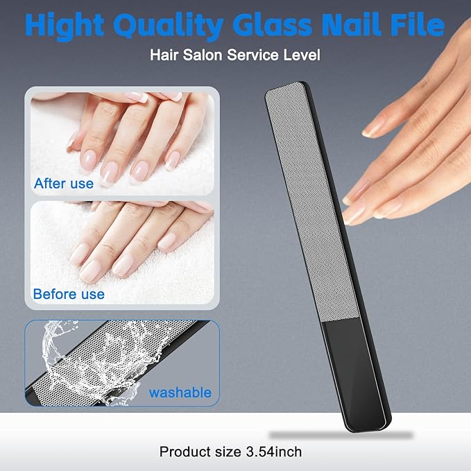 Toenail Clippers for Thick Toenails, Long Handle Wide Jaw Opening Nail Clippers for Adult, Men, Seniors, Extra Large Heavy Duty Toenail Clippers for Fingernail & (4pcs_Curved_Straight_Black)