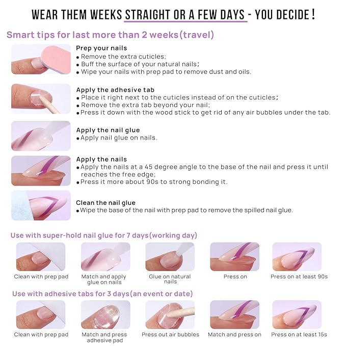 BTArtbox Press On Nails Almond - Short Nude Natural Nails Press Ons, Glue On Nails for Wedding Birthday Gift, Supremely Fit & Glossy Stick On Nails in 15 Sizes - 30 Nail Kit, Nudies