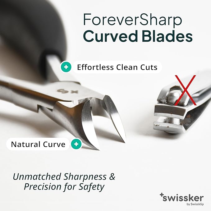Swissklip Toenail Clippers | Heavy Duty Toe Nail Clippers I Toenail Clippers for Thick Nails I Big Toe Nail Clippers for Thick Toenails I Heavy Duty Nail Clippers for Thick Nail