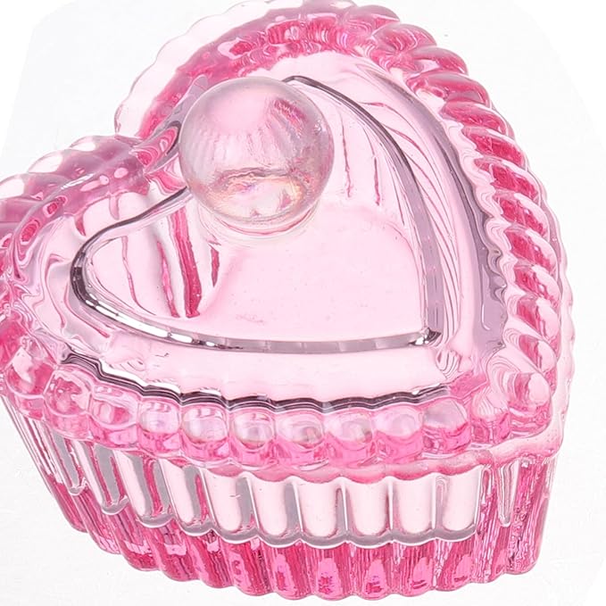 Japanese Aesthetic Crystal Cup Nail Soaking Bowl with Lid Dappen Dish Nail Polish Remover Jar Holder