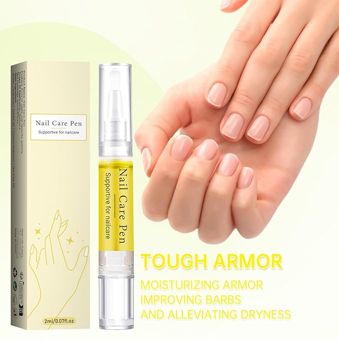 Nail Growth Oil, Rejuvenation Nail Oil Pen, Natural Rejuvenation, Instant Nail Strength, Cuticle Oil for Nails, Nail Strengthener for Moisturize Strengthen Brighten Nails Care (2)