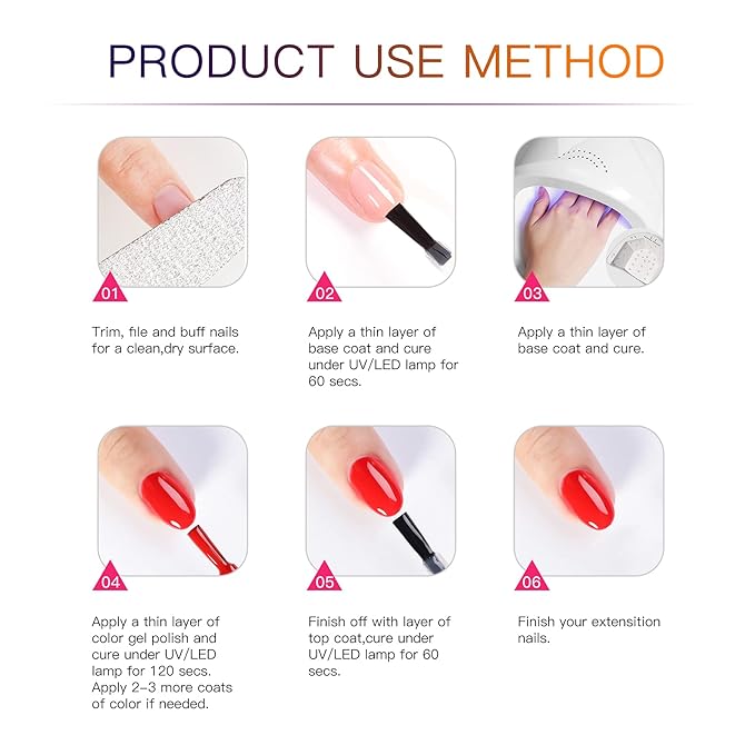 Double Rhythm 0.5 Oz Gel Polish Color for Nail Art Salon DIY Soak Off 15ml Nail Lamp Gel Polish at Home (A1100-Tangerine)