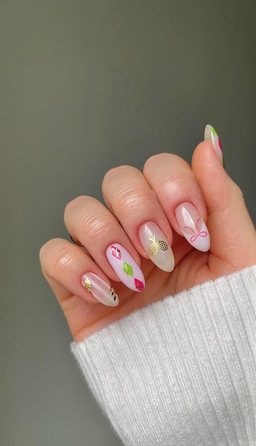 Deco Beauty Tennis Club Nail Stickers - Trendy, Long-Lasting Nail Art Decals – Easy DIY Application for Salon-Quality Manicures