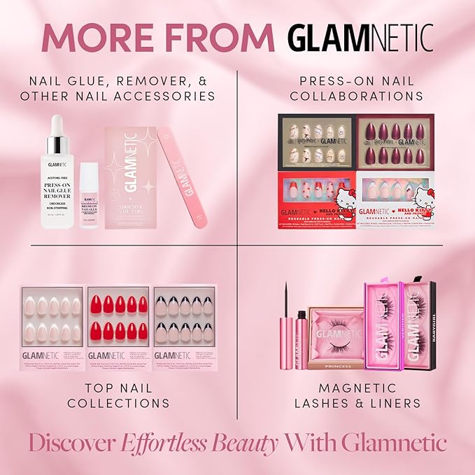 Glamnetic UV Gel Clear Top Coat | High-Gloss Finish | No-Wipe Formula | Works on Press-Ons & Polish | LED UV Curable | 0.33 fl. oz.
