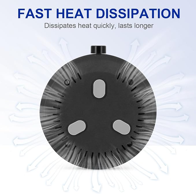 Small Nail Dust Collector Adjustable Speed Nail Vacuum Dust Collector for Nail Tech Acrylic Nail Dip Powder Removal Manicure Dust Extractor Nails Duster Fan, Black