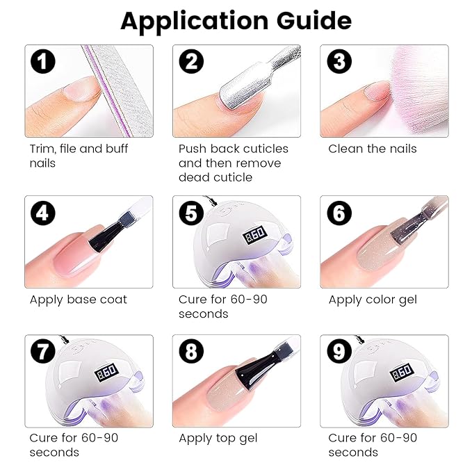 RARJSM Nude Ivory Pink Rubber Base Gel Nail Polish Rainbow Glitter Sheer Pink Rubber Base for Nails Iridescent Brush on Quick Extend Builder Hard Gel Soak Off Curing Requires 15ml French Manicure