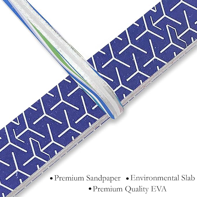 Colorful Nail File Strips - Double Sided Filers for Shaping and Smoothing Toenails and Fingernails - Manicure and Pedicure Nail Buffers - 24 Pack