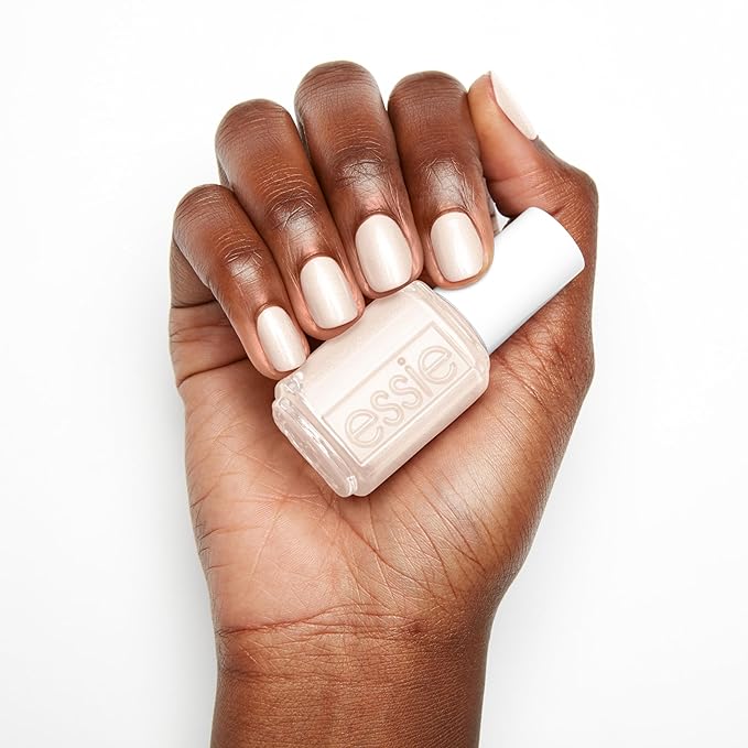 essie salon-quality nail polish, vegan, golden shimmer, Imported Bubbly, 0.46 fl oz
