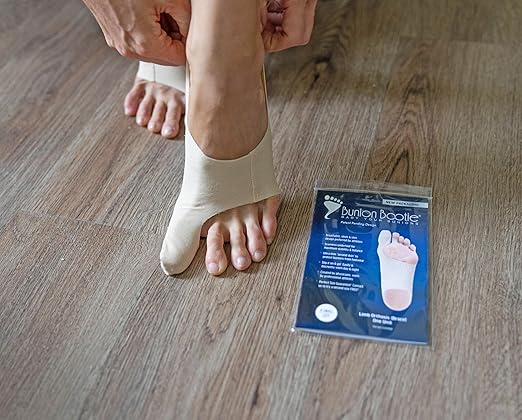 Bunion Corrector for Women Big Toe, Men too. Ultra-Thin Big Toe Separators Sock. Correction While You Walk. Flexible & Comfortable Splint That Fits Inside All Shoes. Large-Left