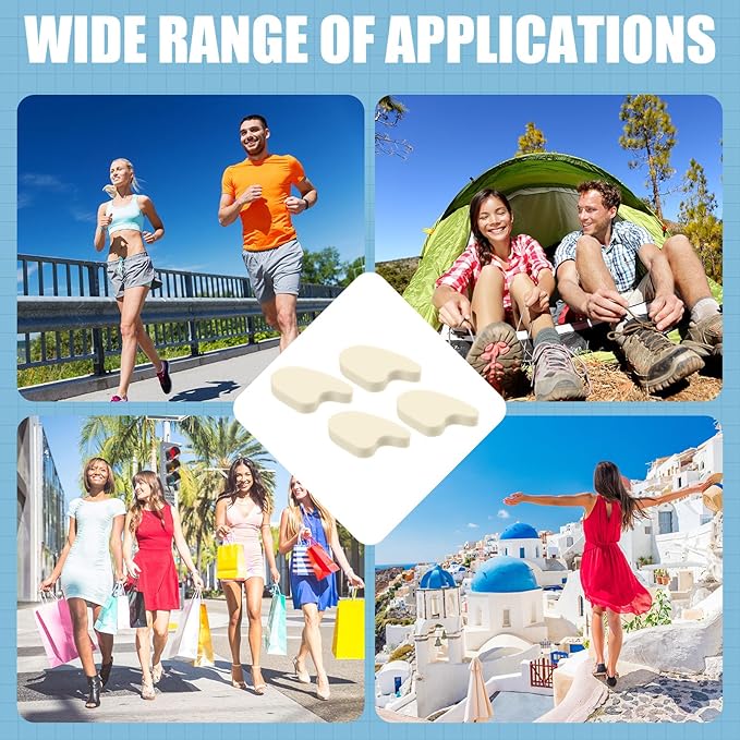 20 Pack Large Foam Toe Spacers Toe Separators for Women Men Relieves Corns Pain From Bunions Toe Overlap Hammer Toe Relief Friction