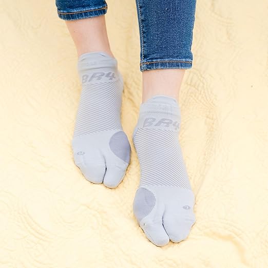 OrthoSleeve Bunion Relief Socks, Patented Split-Toe Design, Cushioned Bunion Socks For Women & Men, Toe Separator to Relieve Pain & Reduce Friction