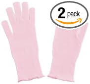 Viskin - Kids Seamless Gloves - Soft Viscose Hand Protection Small Size - Moisture Absorbing Comfort - Gentle Daily Hand Cover - Daily Protection - Pink