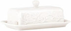 Lenox Opal Innocence Carved Butter Dish - Image 2