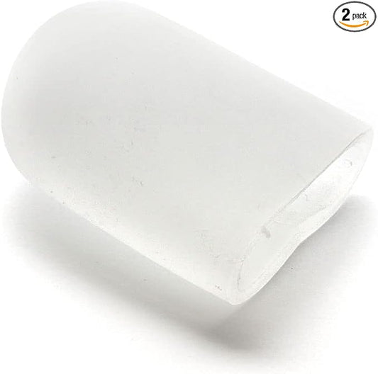 Dr. Jill's Foot Pads, Y23255, Latex Free All Gel Silicone Toe Cap-Small-2 Pack