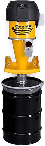 Oneida Air Systems Supercell Turbo High-Pressure 55 Gal. Wall-Mounted HEPA-GFM Cyclone Dust Collector (55-Gal)