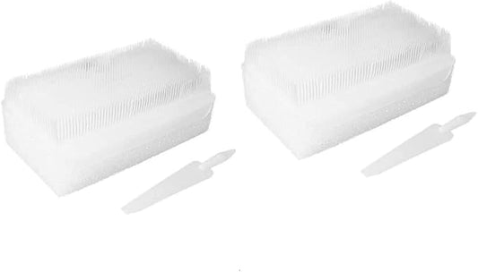 2pcs Disposable Surgical Scrub Brush Sterile Sponge Brushes with Nail Clippers Blister Packing Surgical Brushes Hands Cleaning Scrubber Double-Sided Cleaning Scrub Brush