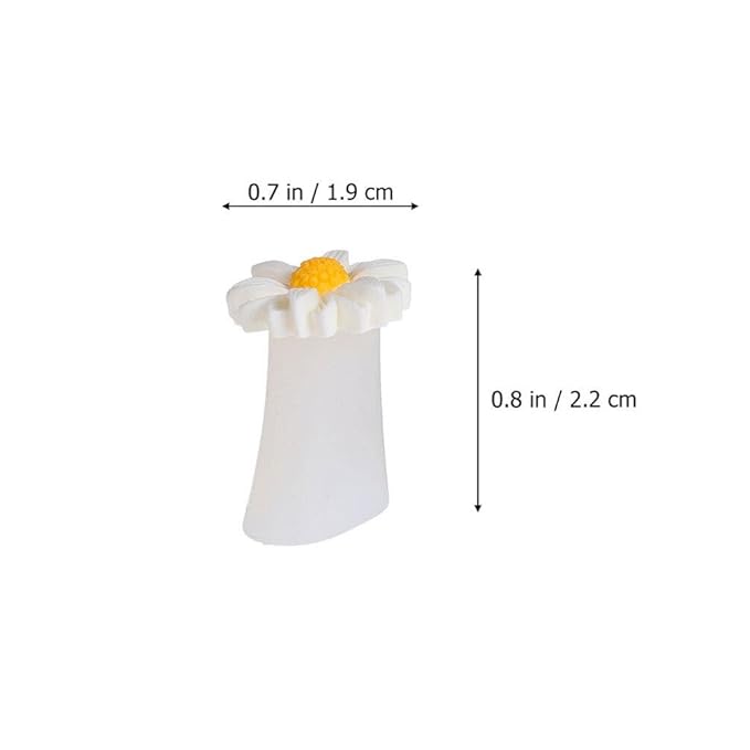 32Pcs Silicone Toe Separators Daisy Toe Separator Daisy Flower Toe Spacers Gel Rubber Toe Stretcher Pedicures for Women Nail Art Pedicure Manicure