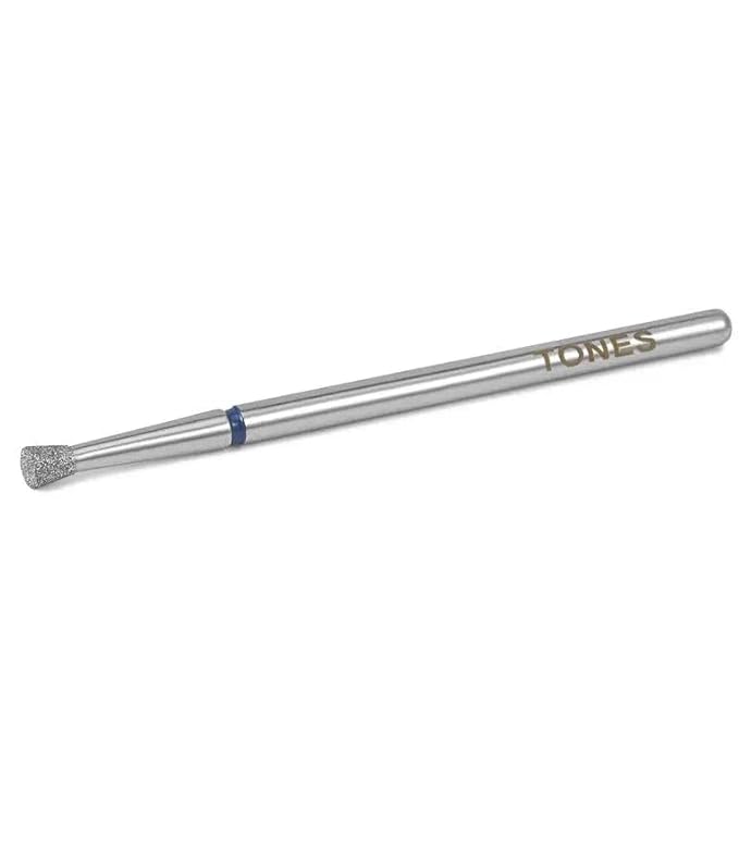 Tones Nail Drill Bit Diamond Bit Inverted Cone Sanding Shaft for Electric File - Remove Acrylic & Gel - Manicure, Nail Art