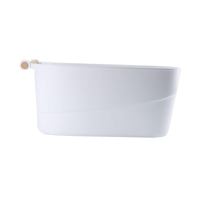 Full Hand Soak Bowl Manicure Spa Bowl Nail Soak Container Non-breakable Plastic Wooden Hand Rest