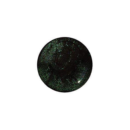 MODE Pearly Dark Green Black Emerald Nail Polish Long Lasting Fade Free Nail Lacquer Color, Chip Resistant Strengthening Protection, Pro Wide Brush, Vegan, NY Made, 7 Soir Le Vernis, Velvet Cabaret