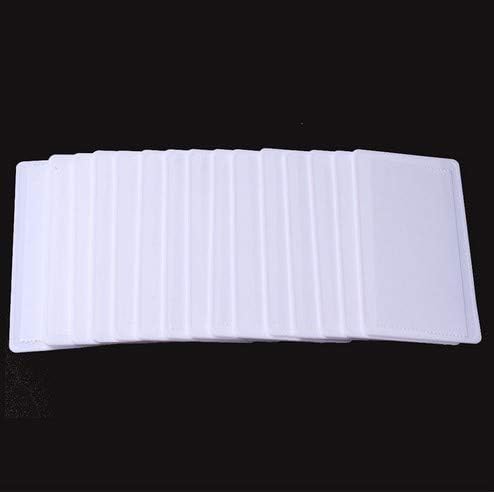 15pcs 12X6cm Nail Art Soft Stamping Protective White Color Stamper Rectangel Stamp Holder
