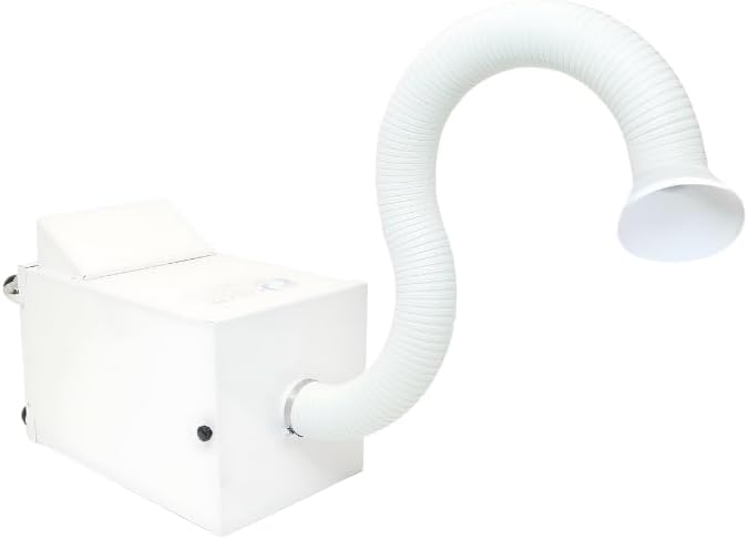 Extract-All Compact Dust & Smoke Extractor - 350 CFM, Portable Dust Remover with Suction Hose for Wire Stripping, Jewelry Buffing, Sanding, Dental Grinding, Welding