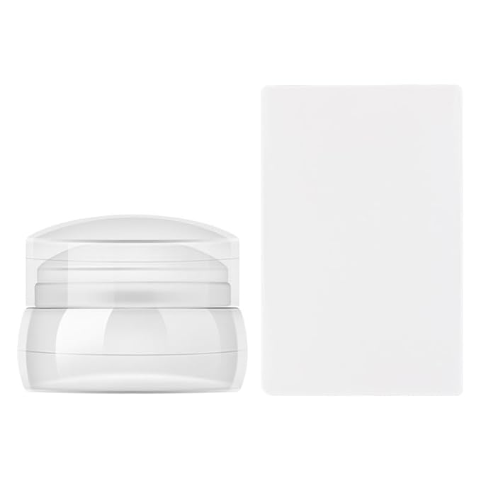 Nail Art Stamper Kit Your Perfect Choice for Effortless Nail Art Short Jelly Stamper for Nails Ideal for Nail Salon or Home User Easy to Use