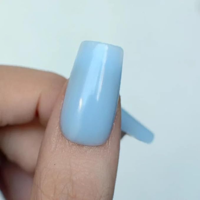 PINKMASK Easy Gel 2oz 60g- Soft Blue, Professional Builder Enhancement Gel-Quick Nail Extension for Beginner DIY, Nail Strengthener-Long Lasting-Salon Quality-Thickening Solution