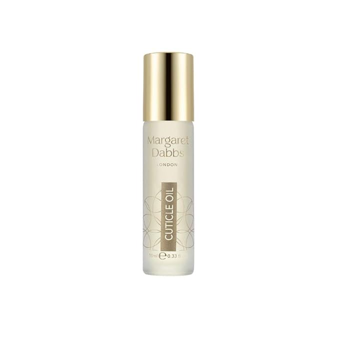 Margaret Dabbs London Pure Cuticle Oil Fast Absorbing Rollerball Oil to Restore Healthy Cuticles with Jojoba Oil and Borage Seed Oil 10ml