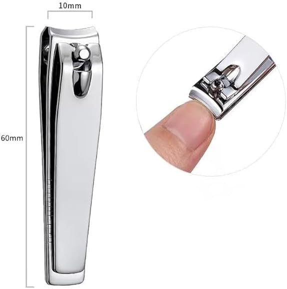 10 Pack Straight Nail Clippers Bulk,Sharp Blade Toe Nail Clippers Fingernail & Toenail Nail Clipper in Bulk,Nail Supplies Manicure Tools for Women Man Adult Homeless Care