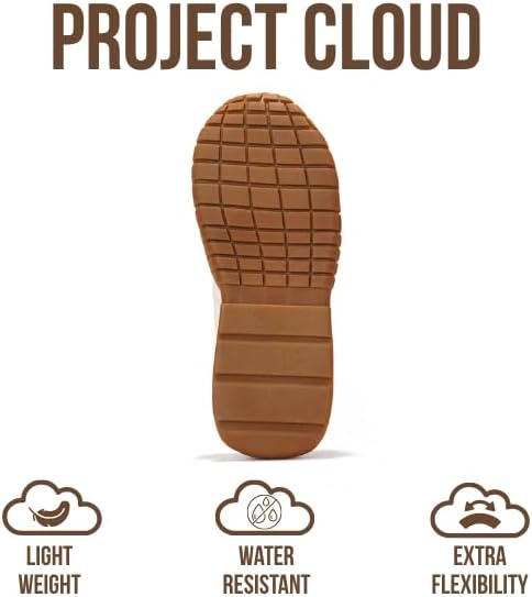 Project Cloud Sneakers for Women - Lightweight with Memory Foam Insole Womens Sneakers - Walking Shoes Women Footwear - Womens Shoes (Donna Hitop)