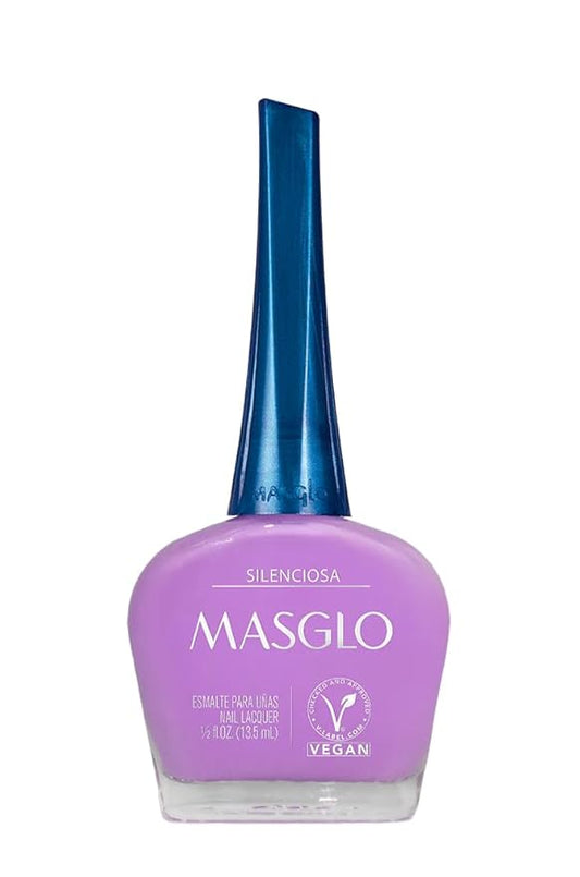MASGLO Tradicional – Nail Polish 13-Free Formula, Up to 7 Days of Wear, High-Coverage & Glossy Finish, Vegan – (0.5 oz)