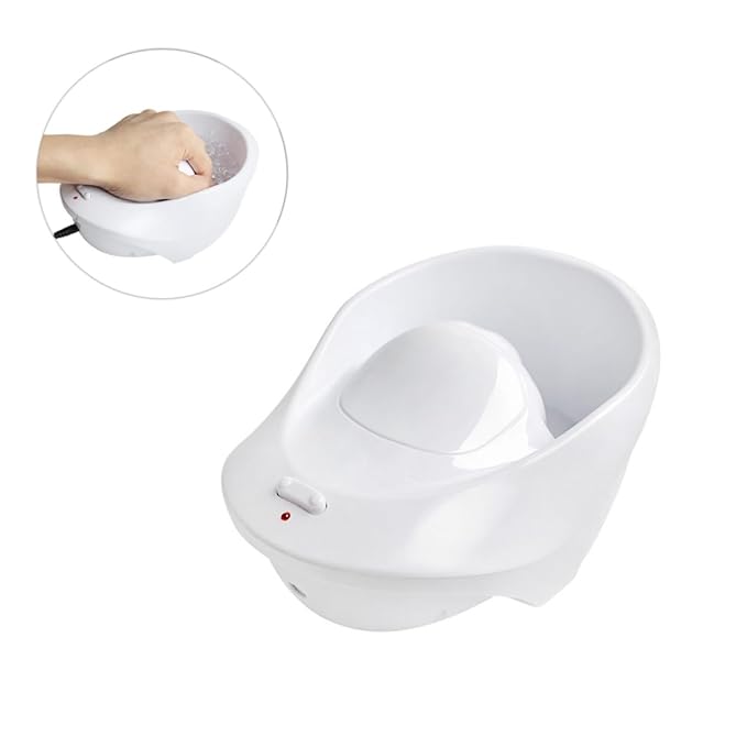 Hand Soaking Bowl Electric Nail Spa Set with Manicure Bowl for Cuticle Care Beauty Treatments