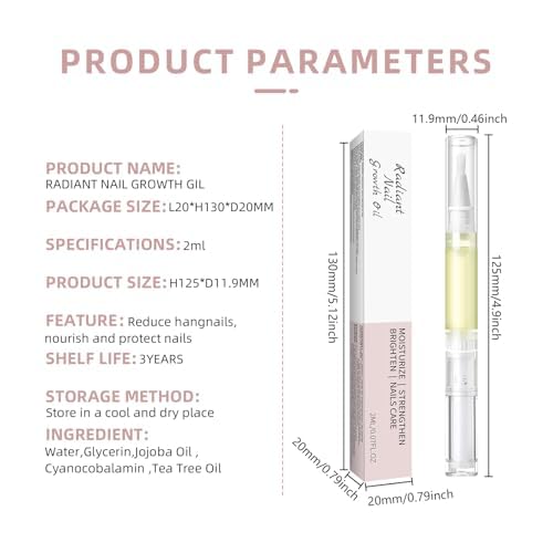 4PCS Cuticle Oil Pen for Nail Care – Nourishing Cuticle Revitalizer with Natural Oils, Hydrating & Quick-Absorbing, Mess-Free Applicator, Perfect for At-Home & Salon Use