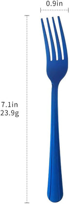 12 Pieces Dinner Fork, Stainless Steel Silverware Forks, 7.1 Inches Metal Fork - Image 7