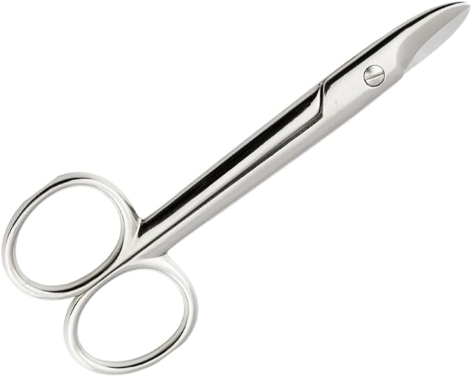 Nail Scissors Stainless Steel for Toenail Scissors Made in Germany for Precise Cutting of thick nails Pedicure Scissor for Manicure Pedicure & Ingrown Toenails Grooming Scissor for Men Women & Kids.
