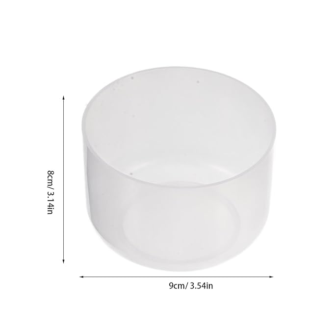 1Set Nail Tool Cleaner Box Reusable Plastic Soaking Container for Manicure and Pedicure Tools Durable Nail Art Tool Bowl with Detachable Lid for Salon and Home