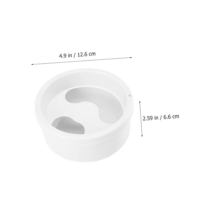 Ergonomic Nail Soaking Bowl Plastic Manicure Bowl for Gel Nail Polish Removal